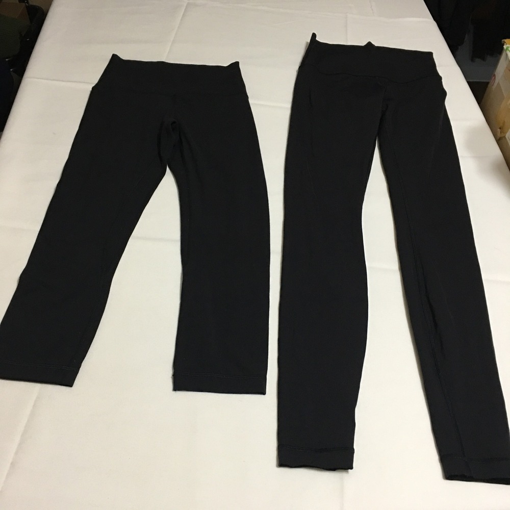 Lot of 4 Lululemon Align High Rise Leggings Women Sz 4 Black Wunder Under Tight - Picture 9 of 14